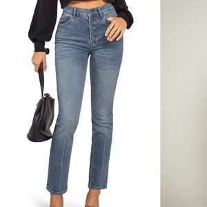 Reformation Liza High Waist Straight Leg Jean